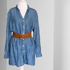 J. Jill Chambray tunic/shirt dress